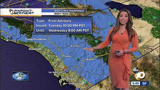 10News Pinpoint Weather with Meteorologist Angelica Campos