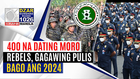 #SonshineNewsBlast: 400 na dating M*o*r*o rebels, gagawing pulis bago ang 2024