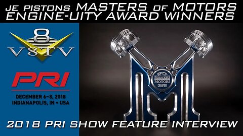 JE Pistons Masters Of Motors Winner Dan Jesel 2018 PRI Show Interview