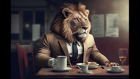 Dinner time _animals _Lion