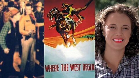 WHERE THE WEST BEGINS (1938) Jack Randall, Fuzzy Knight & Luana Walters | Drama, Western | B&W