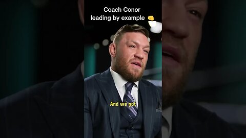 Coach Conor McGregor Leading🧔🏻🧔🏻🧔🏻