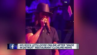 Kid Rock responds after Made in Detroit restaurant closing