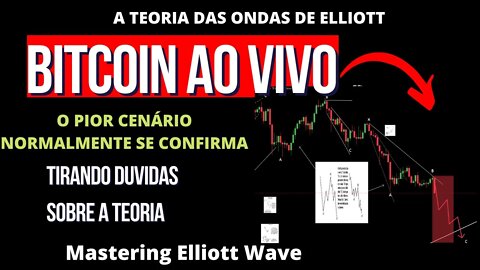 BITCOIN live 09/11/22 | O PIOR CENÁRIO É O MAIS POSSÍVEL + tira duvidas sobre ONDAS DE ELLIOTT