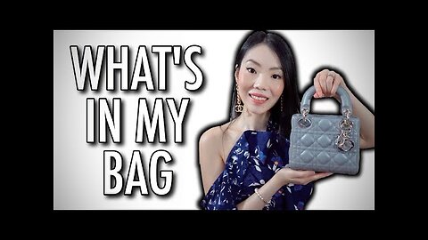 LADY DIOR MINI What Fits in my Bag | FashionablyAMY