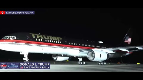 🇺🇸 Trump Force One · El Boeing 757 del 45º Presidente Donald J. Trump en Latrobe, Pensilvania