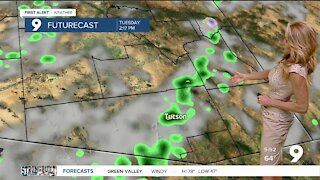 Strong winds, rain chances, and cooler air