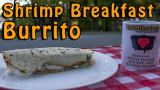 Dutch Oven Shrimp Breakfast Burrito