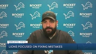 Lions focused on fixing mistakes after bye week