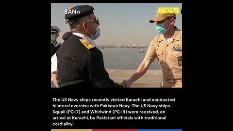 The US Navy conducts bilateral exercise with Pakistan Navy