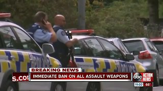 New Zealand bans all assault weapons immediately