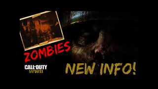 Call of Duty WWII Zombies *NEW INFO!* - WWII Zombies First Map Location & More!