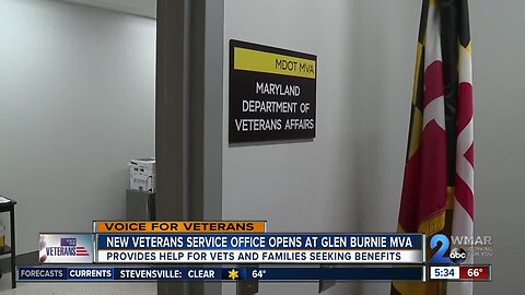 New veterans service office opens at Glen Burnie MVA
