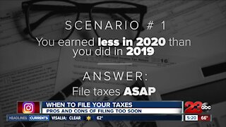 Tax Time: When to file your taxes, pros and cons of filing too soon