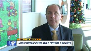 Frostbite patients spike at Akron Children's Hospital, surgeon warns people to take precautions