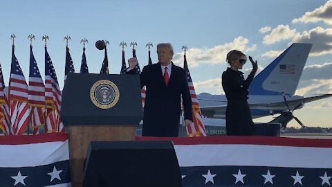 President Trump Farewell Speech at Joint Base Andrews