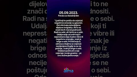 ATMA Poruka za današnji dan 05.09.2023. #inspiracija #porukadana #mudrost #motivacija