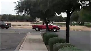 Viewer video shows crajacking suspect flee