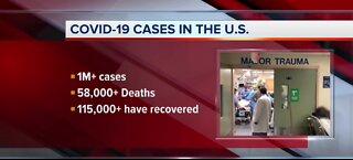 COVID-19 cases in the U.S.