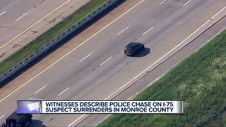 Witnesses describe police chase on I-75