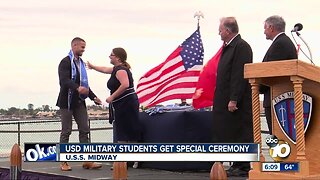 USD military students get special ceremony