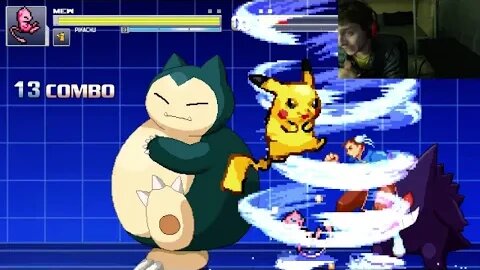 Pokemon Characters (Pikachu, Gengar, Snorlax, And Mew) VS Chun-Li In An Epic Battle In MUGEN