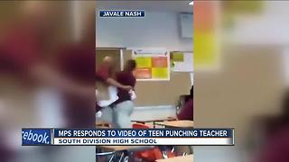 MPS responds to video of teen punching teacher