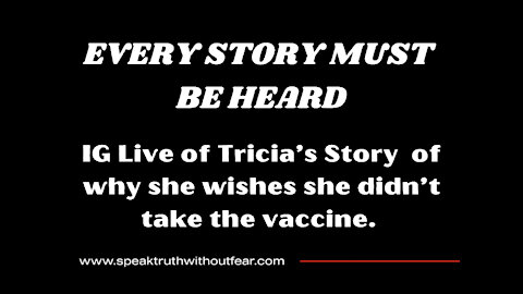 Tricia's Vaccine Story