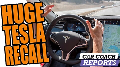 TESLA RECALL - WARNS FULL SELF-DRIVING MAY CAUSE CRASHES!