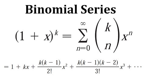 Review Question 12: Binomial Series
