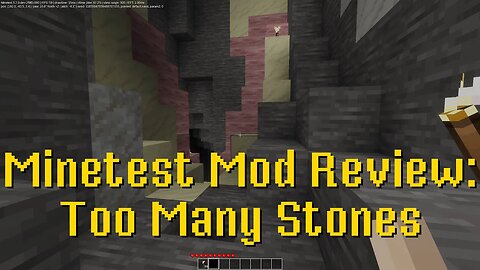 Minetest Mod Review: Too Many Stones