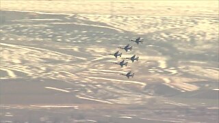 Thunderbirds fly over Colorado's Front Range to honor, salute health care workers