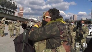 Maryland Army National Guard members return from deployment
