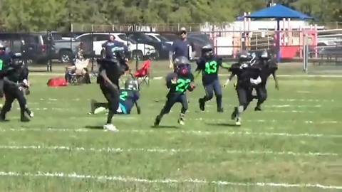 6-year-old football phenom dominates 8-year-old competition