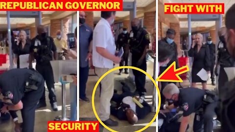 Republican Lt. Governor candidate Mack Miller got into a Fight with security.
