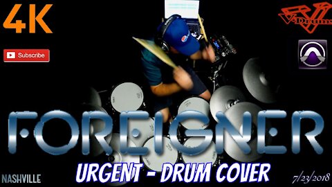 Foreigner - Urgent - Drum Cover (How it's played correctly)