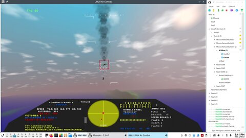 08 Linux Air Combat: New player Henk receives online training, Part 2 of 2