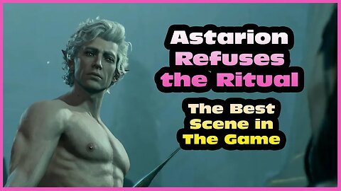 Astarion Refuses Cazador's Ritual - The Best Scene in the Whole Game [ Release BG3 ] #baldursgate3