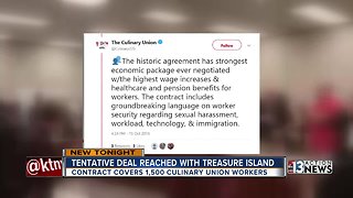 Culinary Union reaches agreement with Treasure Island