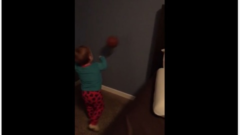 Toddler Learns About Physics The Hard Way. Epic Fail!
