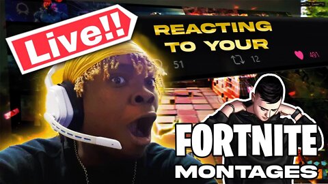 🔴 LIVE 🔴 Reacting to GAME Montages | Catching UP on School Work