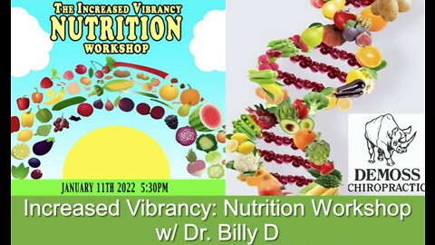 The Increased Vibrancy: Nutrition Workshop 2022