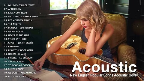 New English Popular Songs Acoustic Cover Guitar Acoustic Love Songs Cover 2023 Collection