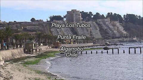Playa Los Tubos and Punta Fraile in Algarrobo, Chile