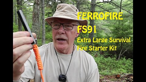 FERROFIRE FS91 Extra Large Survival Fire Starter Kit