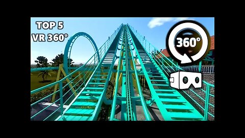 VR 360 video Top 5 Roller Coaster 4K