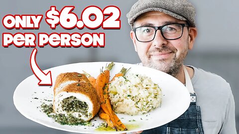 Feeding My Whole Family a Gourmet Chicken Kiev Meal for under $25 TOTAL