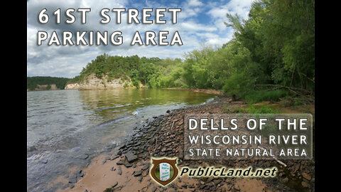 61st Street Parking Area Dells of the Wisconsin River State Natural Area Video