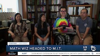 No bounds for San Diego math wiz headed to MIT