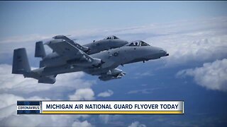 Michigan Air National Guard flyover Wednesday